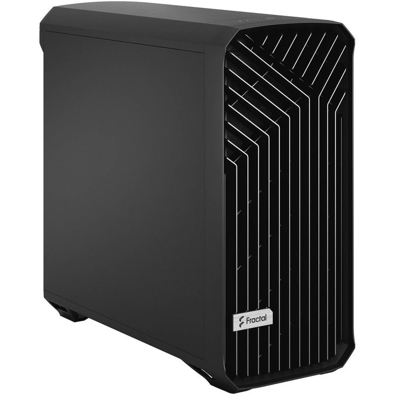 Fractal Design Torrent Mid-Tower Case with Solid Steel Side Panel (Black)