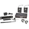 Galaxy Audio AS-1200 Twin Pack Wireless In-Ear Monitor System with 2 Receivers & EB4 Earbuds (D: 584 to 607 MHz)