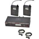 Galaxy Audio AS-1200 Twin Pack Wireless In-Ear Monitor System with 2 Receivers & EB4 Earbuds (D: 584 to 607 MHz)