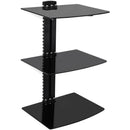 Mount-It! Floating Wall-Mounted Three-Shelf Stand