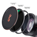 K&F Concept Nano-X Magnetic Filter with Adapter Ring & Lens Cap (72mm, 6-Stop)