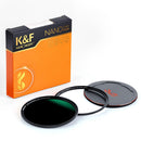 K&F Concept Nano-X Magnetic Filter with Adapter Ring & Lens Cap (55mm, 10-Stop)