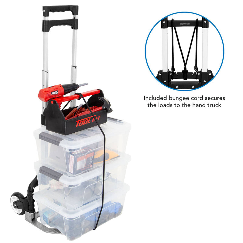 Mount-It! Folding Hand Truck/Luggage Cart