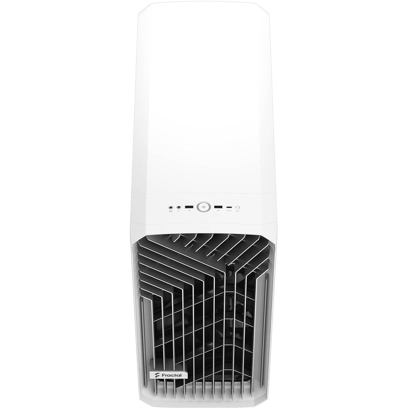 Fractal Design Torrent Mid-Tower Case with Clear Tempered Glass Side Panel (White)