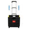 Mount-It! Rolling Utility Cart  Folding And Collapsible Hand Crate On Wheels (Black and Yellow)