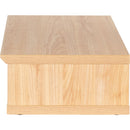 Gator Frameworks Elite Series Furniture Desktop 2 RU Studio Rack (Natural Maple Matte)