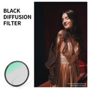 K&F Concept Nano-X Magnetic Black Mist Filter 1/4 with Adapter Ring & Lens Cap (58mm)