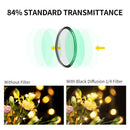 K&F Concept Nano-X Magnetic Black Mist Filter 1/4 with Adapter Ring & Lens Cap (52mm)