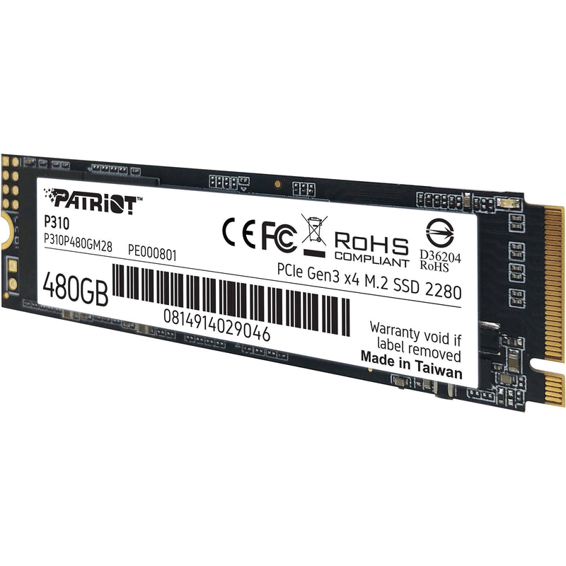 Patriot P310 480GB 2280 M.2 PCIe 3.0 NVMe SSD