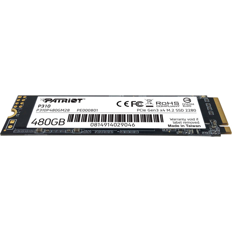 Patriot P310 480GB 2280 M.2 PCIe 3.0 NVMe SSD