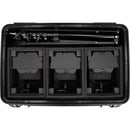 Fiilex P3 Color K300 3-Light Kit with Stands, Barndoors, Softbox, and Case