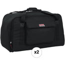 Gator Universal Speaker Tote Bag Kit for 12" Speakers (2-Pack)