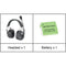 CAME-TV Kuminik8-DM-US Dual-Ear Master Headset for Full-Duplex Wireless DECT Intercom (1.78 to 1.93 GHz, US)