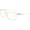 GUNNAR Intercept Gaming Glasses (Crystal Frame, GUNNAR-Focus Lenses, Clear Lens Tint)