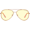 GUNNAR Maverick Computer Glasses (Rose Gold Frame, Amber Lens Tint)
