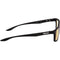 GUNNAR Vertex Gaming Glasses (Onyx Frame, Natural-Focus Lenses, Amber Lens Tint)