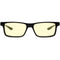 GUNNAR Vertex Gaming Glasses (Onyx Frame, Natural-Focus Lenses, Amber Lens Tint)