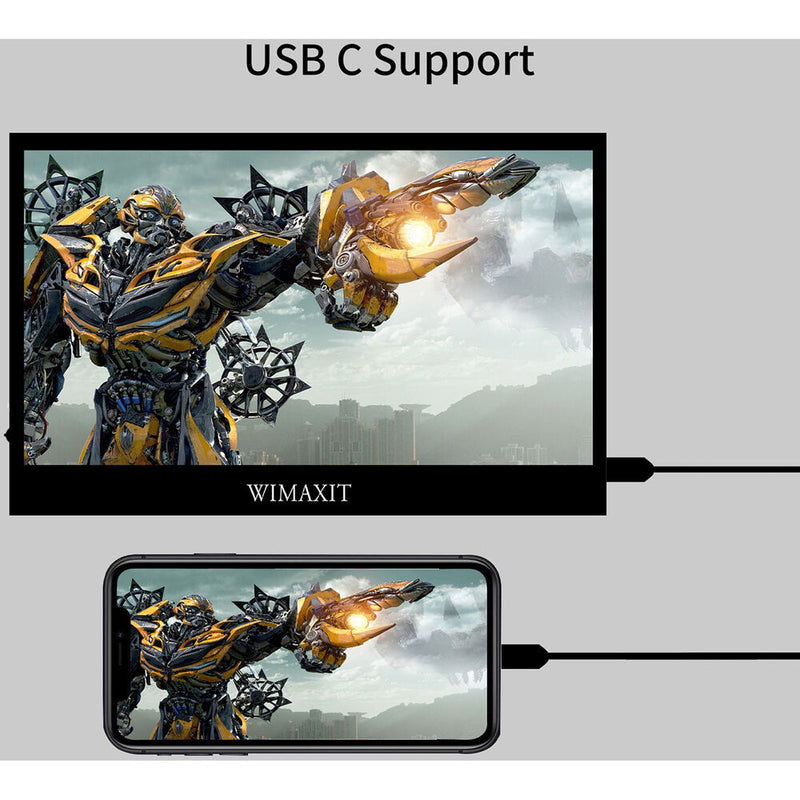 Wimaxit M1400CT 14" 16:9 FreeSync HDR Portable Multi-Touch IPS Monitor