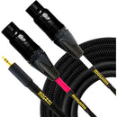 Mogami Gold 3.5mm TRS Male to Dual XLR Female Y-Cable (15')