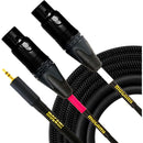 Mogami Gold 3.5mm TRS Male to Dual XLR Female Y-Cable (20')