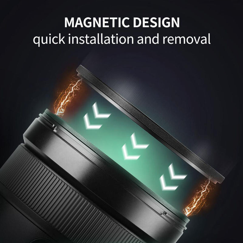 K&F Concept Nano-X Magnetic Black Mist Filter 1/8 with Adapter Ring & Lens Cap (77mm)