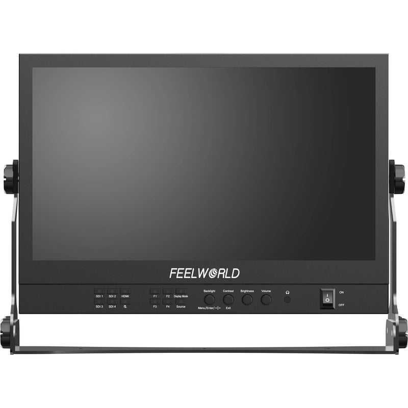 FeelWorld 15.6" Multicamera Broadcast Director Monitor (Desktop Stand)