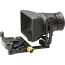 Hoodman HoodLoupe Outdoor LCD ViewFinder for 3.2" Screens with Base Plate Kit for DSLR and Mirrorless Cameras