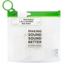 Bubblebee Industries Invisible Lav Covers Original Mesh Big Bag Kit with Tape Strips (40-Pack, White)