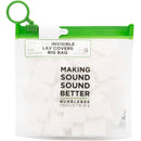 Bubblebee Industries Invisible Lav Covers Fur Outdoor Big Bag Kit with Tape Strips (40-Pack, White)