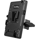 SmallRig V-Mount Battery Plate + 1/4"-20 Dual Screw Monitor Mount Accessory Kit