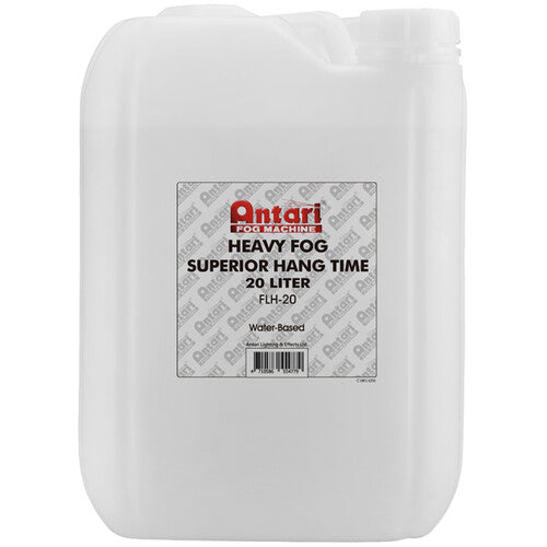 Antari FLH20 Heavy-Density & Long Hang Time Fog Fluid (5 Gallons, Clear)