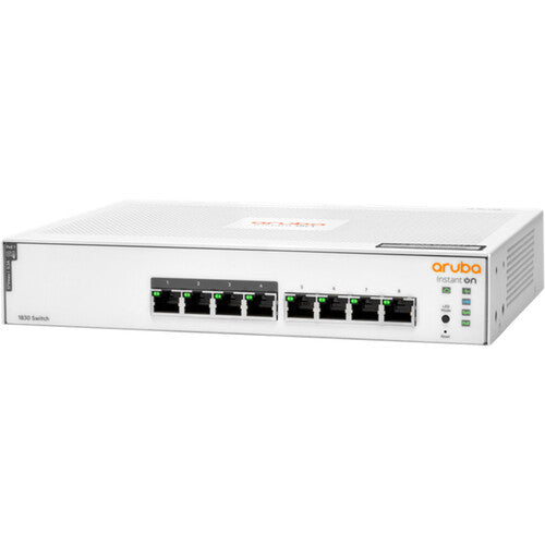 HPE Networking Instant On 1830 JL811A 8-Port Gigabit PoE+ Compliant Managed Network Switch