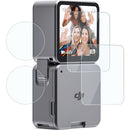 TELESIN Power Combo Protector Set for DJI Action 2 (2 x Lens Films, 2 x Screen Films)