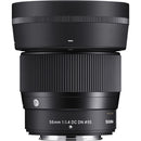 FUJIFILM X-T30 III Mirrorless Camera with Sigma 56mm f/1.4 Lens for Portrait Photography (Charcoal Silver)