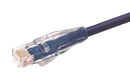 L-COM TRD695BL-3 Ethernet Cable, Cat6, RJ45 Plug to RJ45 Plug, UTP (Unshielded Twisted Pair), Blue, 914.4 mm, 3 ft