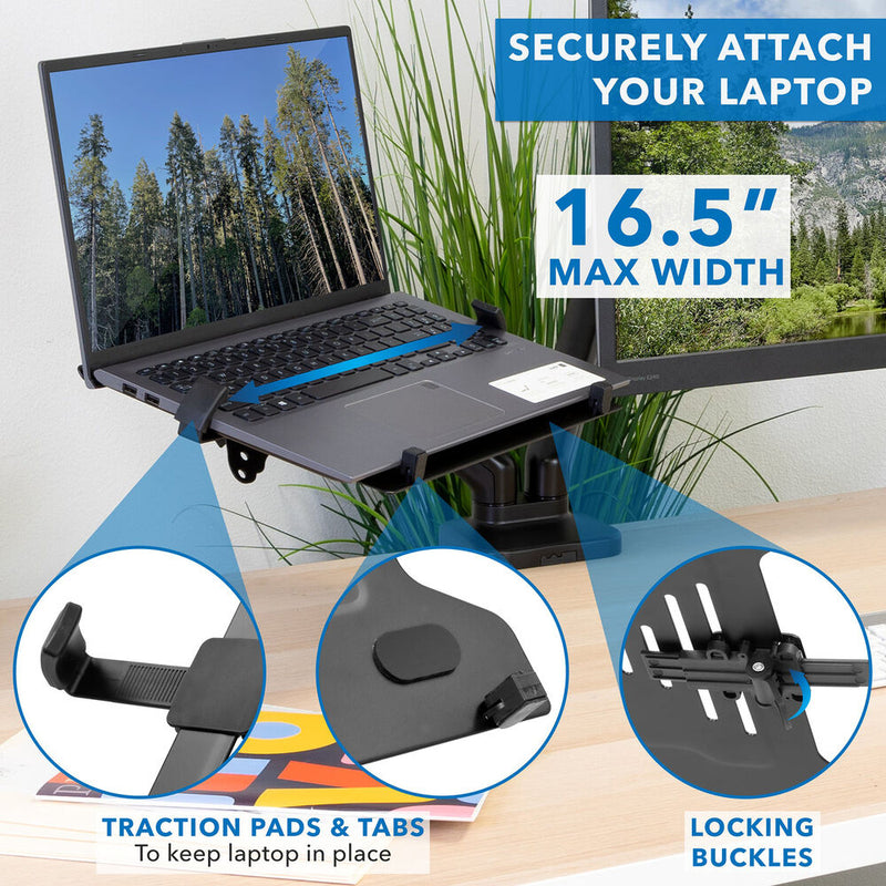 Mount-It! MI-6352LTMN Full Motion Monitor and Laptop Desk Mount