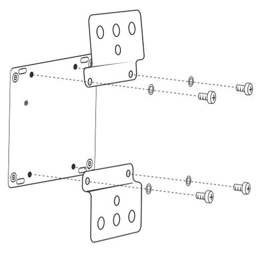 Icron USB Extender Mounting Kit for Ranger 2301 and 2312 (Silver)