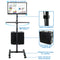 Mount-It! Mobile Cart with Monitor Mount and CPU Holder