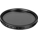 Tiffen Variable ND Filter with 2-Pack Microfiber Cloth Kit (67mm, 2 to 8-Stop)