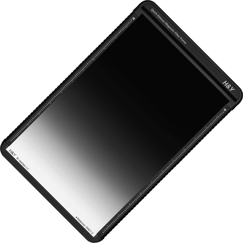 H&Y Filters 100 x 150mm K-Series Graduated Neutral Density Balancer 1.2 Filter (4-Stop) with Quick Release Magnetic Filter Frame