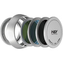 H&Y Filters Magnetic Filter Kit for FUJIFIULM X-100V (Silver)