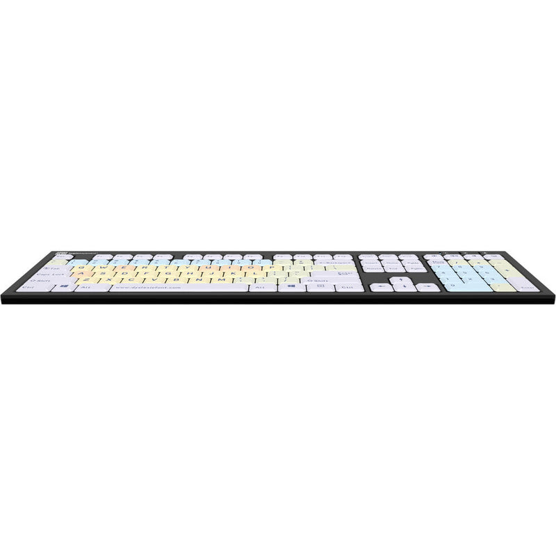 Logickeyboard Dyslexie Keyboard (Windows, Black, US English)