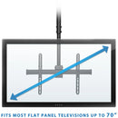 Mount-It! MI-509B Full Motion Ceiling Mount for 32 to 70" Displays