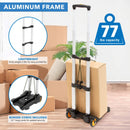 Mount-It! Premium Folding Luggage Cart