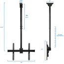 Mount-It! MI-509L Full Motion Ceiling Mount for 32 to 70" Displays