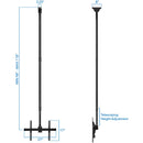 Mount-It! Large Full Motion Ceiling TV Mount for 32 to 70" Displays