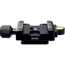 Desmond DAC-50CA Bi-Directional 50mm QR Clamp for Arca-Type QR Plates with Removable Arca-Type Base Mounting Plate