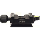 Desmond DAC-50CAM Bi-Directional 50mm QR Clamp for Arca-Type QR Plates with Removable Arca-Type&nbsp;and Manfrotto Base Mounting Plate