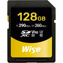 Wise Advanced 128GB SD-N UHS-II SDXC Memory Card