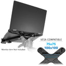 Mount-It! Clamp-On Laptop Tray with Safety Straps